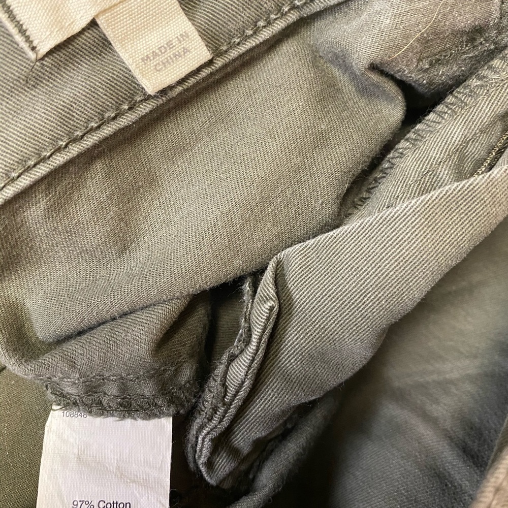 Madewell Olive Green Ankle Cargo Skinny Pants - Picture 5 of 5